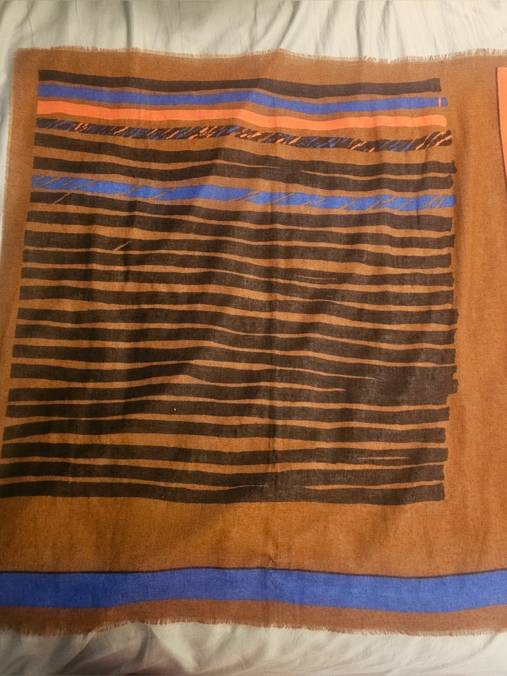 Vintage Scarf Bundle Lot 4pc Liz Claiborne Madewell Nautical Prep Boho - Picture 4 of 5